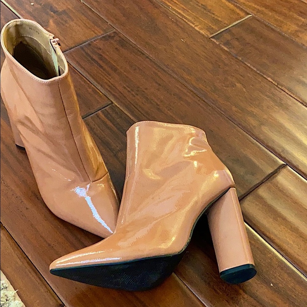 Super cute tan colored  booties